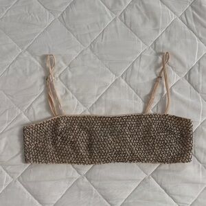 Sparkling Beaded  Top
never worn
size s